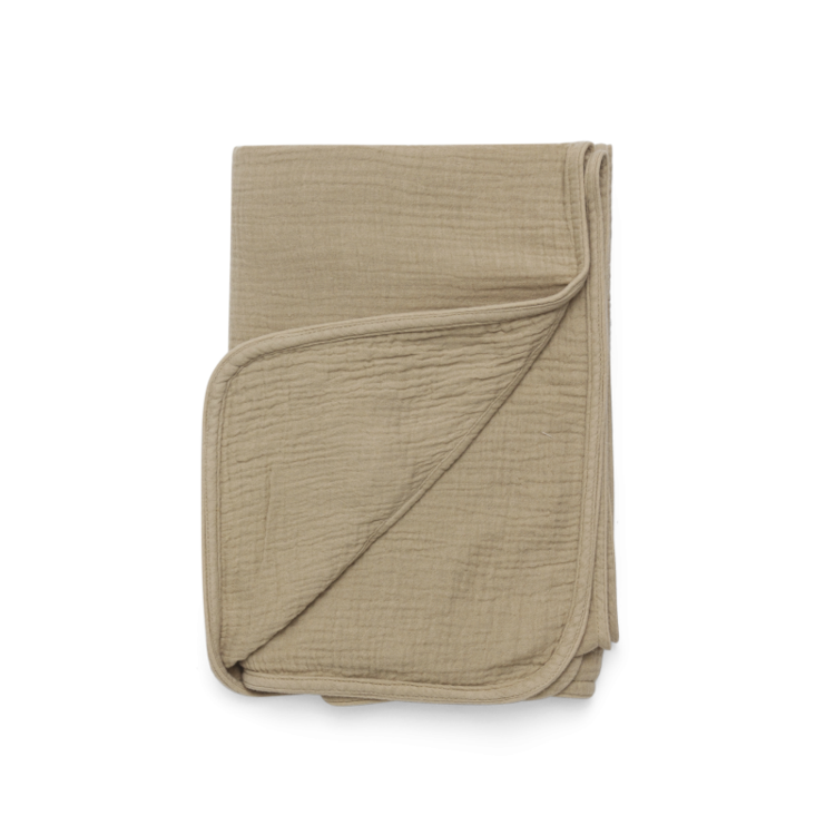 Donsje Amsterdam Ploekie Muslin Dekentje Bear - Taupe