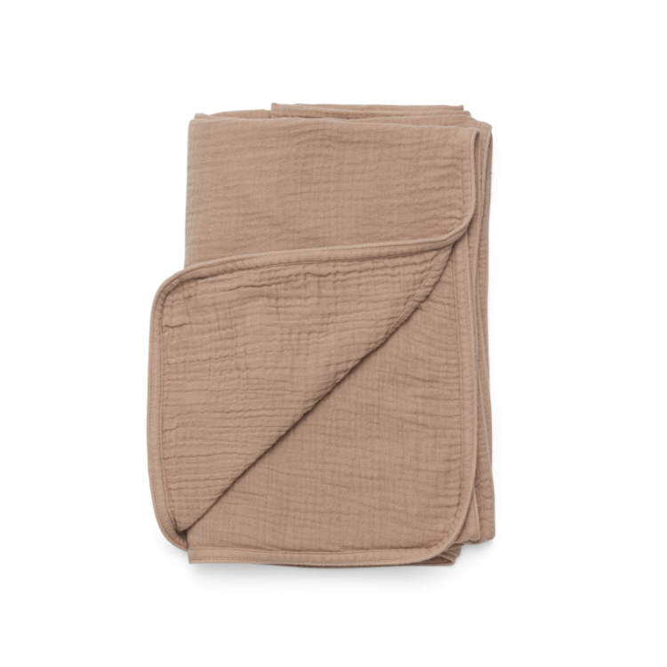 Donsje Amsterdam Ploekie Muslin Dekentje Fluffy Bunny - Rose Mocha