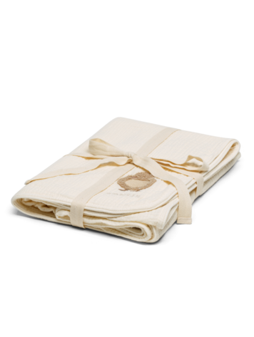 Donsje Amsterdam Ploekie Muslin Dekentje Duckling - Warm White