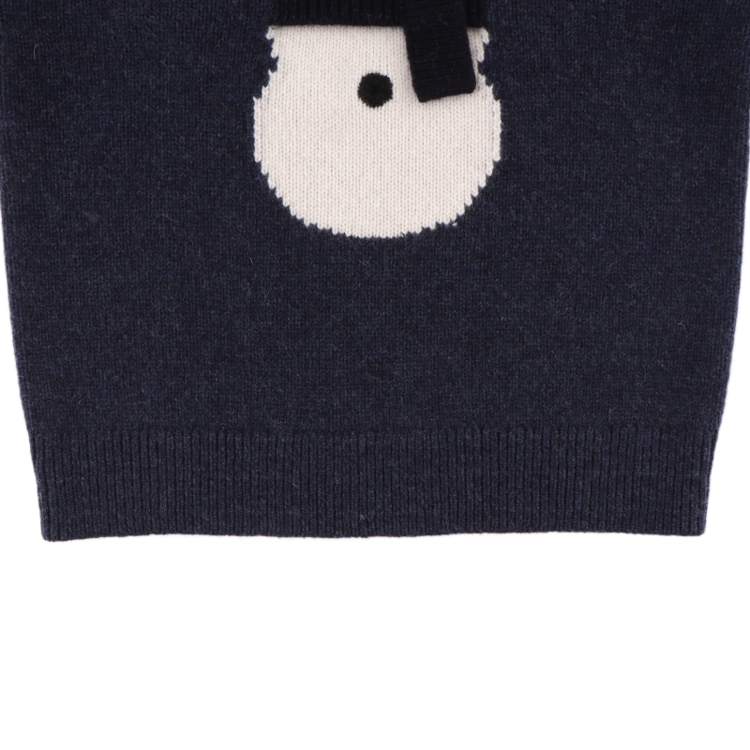 Donsje Amsterdam Denn Sweater Snowman - Blue Marine