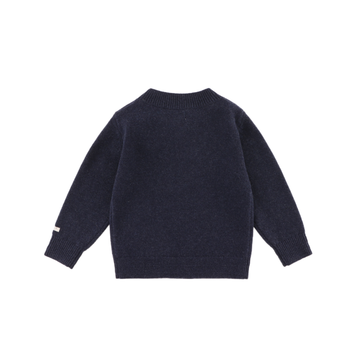 Donsje Amsterdam Denn Sweater Snowman - Blue Marine