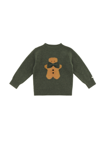 Donsje Amsterdam Denn Sweater Gingerbread - Night Green