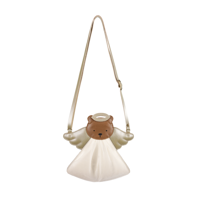 Donsje Amsterdam Wonda Purse Angel Bear - Champagne