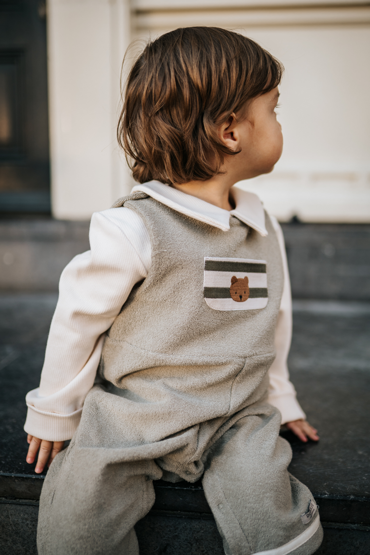 Donsje Amsterdam Twijsie Jumpsuit Bear - Dusty Green