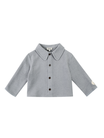 Donsje Amsterdam Lukian Shirt Golden Retriever - Foggy Blue