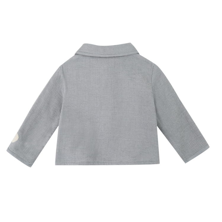 Donsje Amsterdam Lukian Shirt Golden Retriever - Foggy Blue