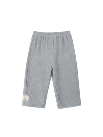 Donsje Amsterdam Yuno Trousers Golden Retriever - Foggy Blue