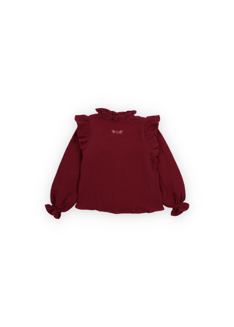 The New Society Maitea Blouse - Plum Fantasy