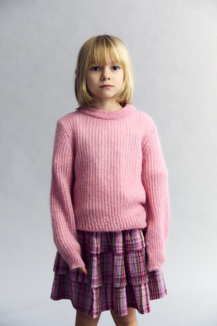 The New Society Adriana Skirt - Dream Lush Check