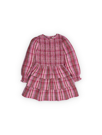The New Society Adriana Dress - Dream Lush Check