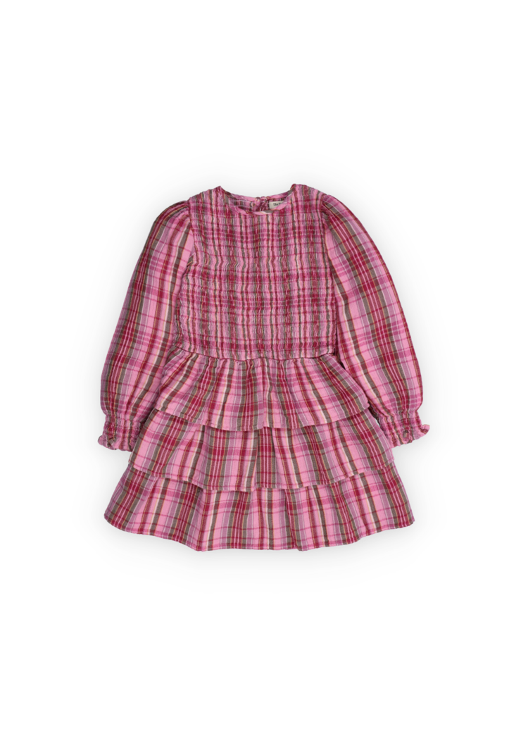 The New Society Adriana Dress - Dream Lush Check