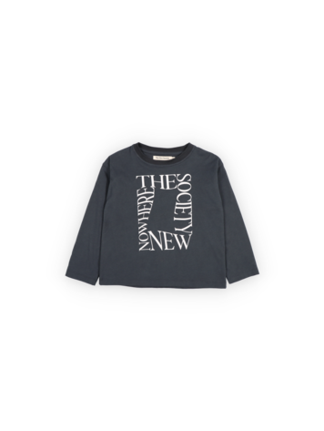 The New Society Oscar T-Shirt- Eclipse Noir