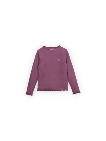 The New Society TNS Rib Tee - Grape Bliss