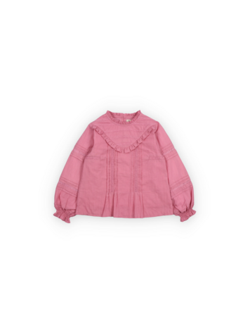 The New Society Blanca Blouse - Dream Blush