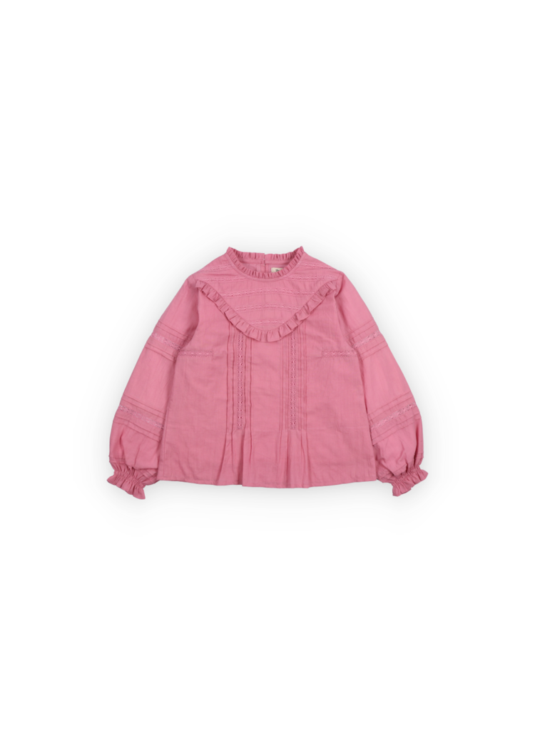 The New Society Blanca Blouse - Dream Blush