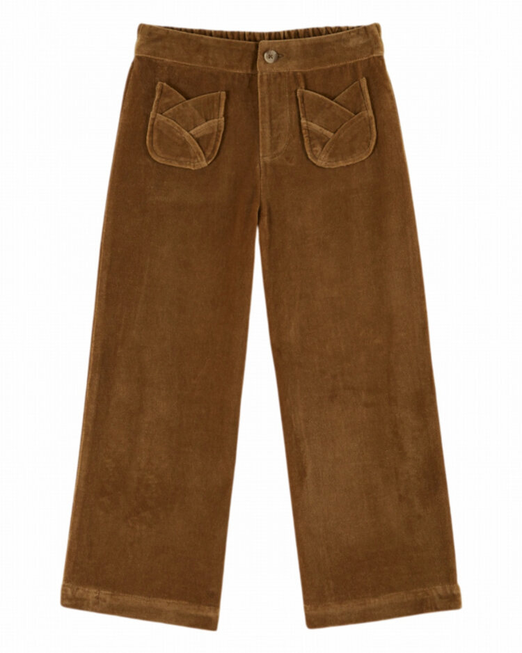 Emile et ida Pantalon Poches Tulipe - Bronze