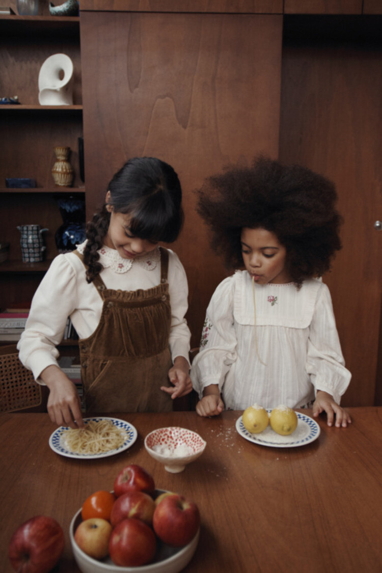 Emile et ida Blouse Brodee - Creme