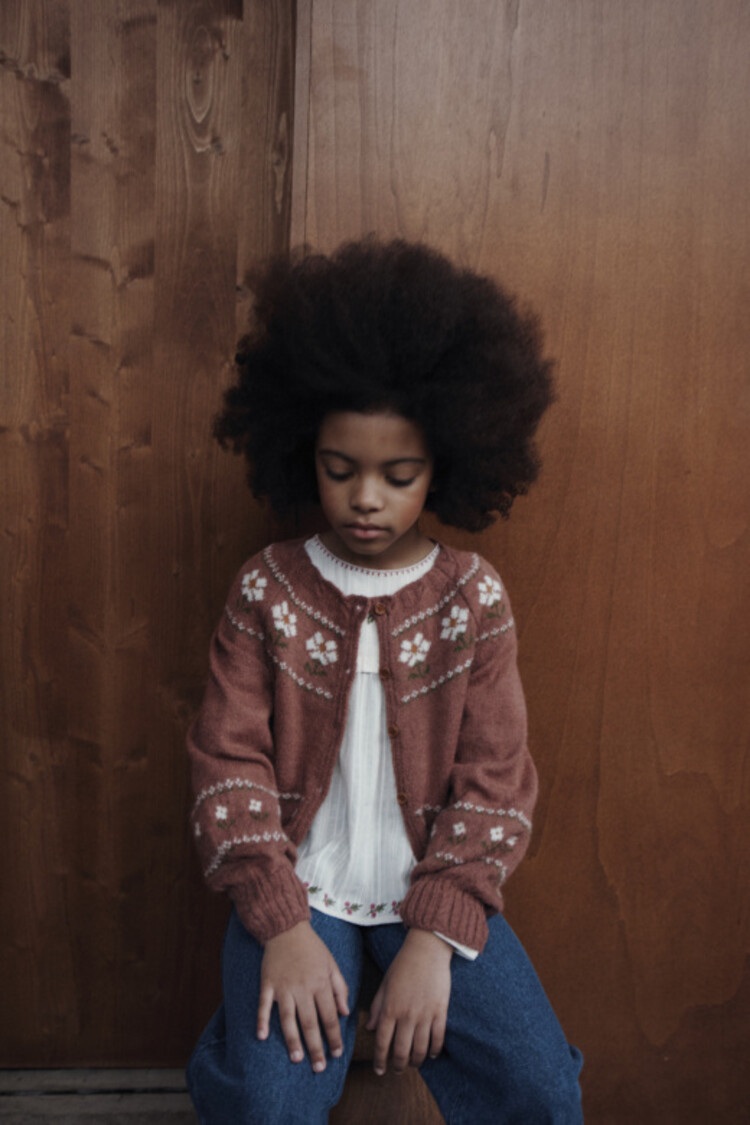 Emile et ida Blouse Brodee - Creme