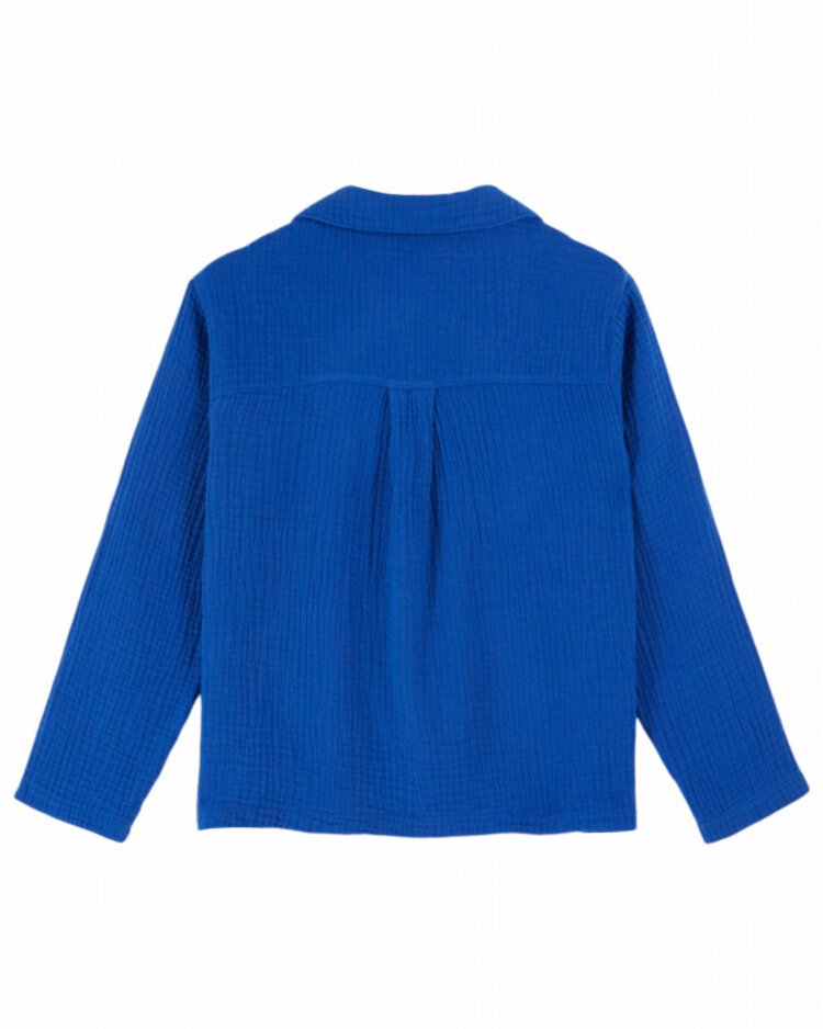 Emile et ida Kurta Gaze De Coton - Royal