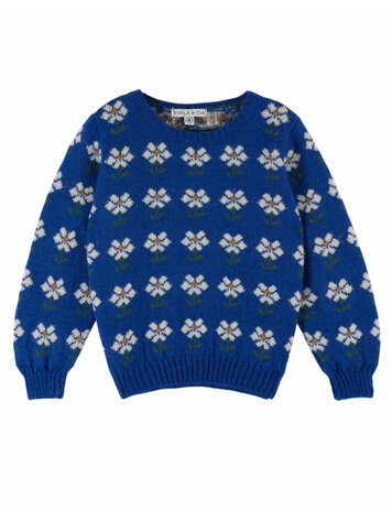 Emile et ida Pullover Marguerite - Royal
