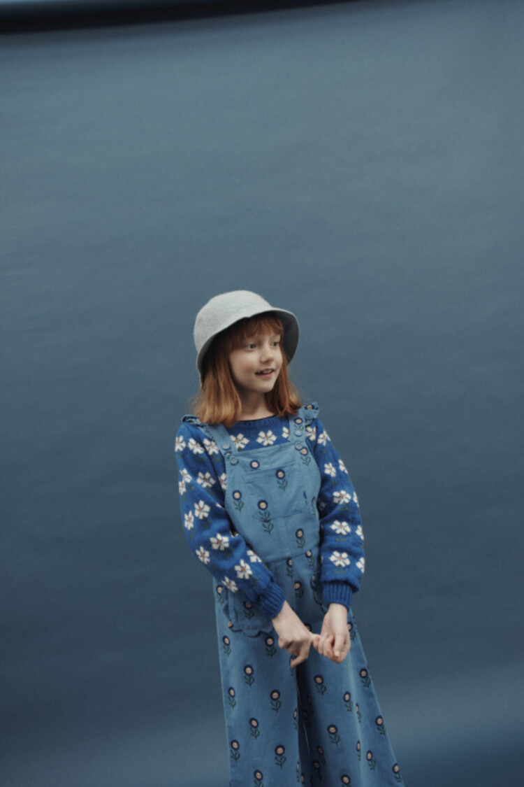 Emile et ida Pullover Marguerite - Royal