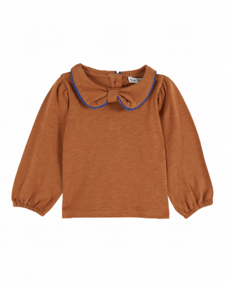 Emile et ida Tee Shirt Picote - Pecan