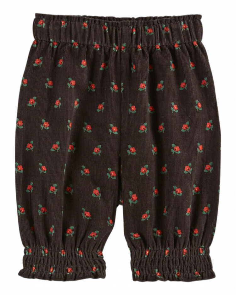 Emile et ida Sarouel BB Velours Imprime - Poppy Noire