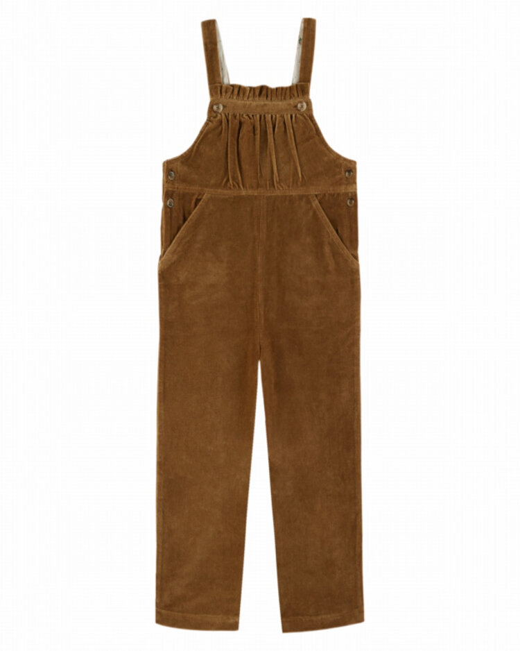 Emile et ida Salopette Velours - Bronze