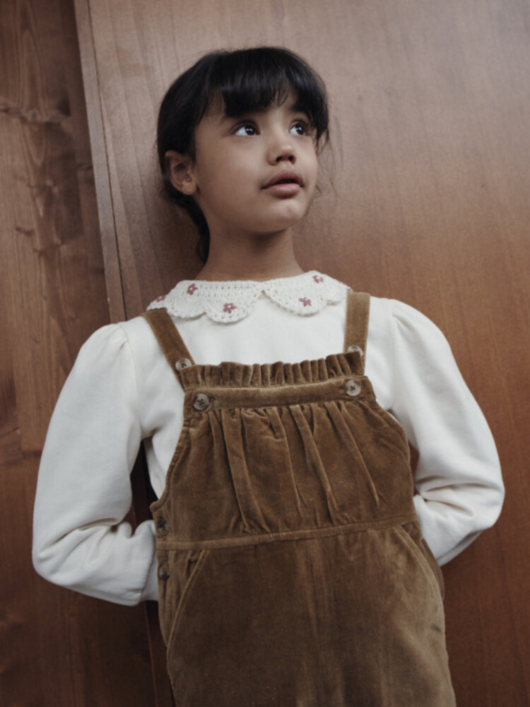 Emile et ida Salopette Velours - Bronze