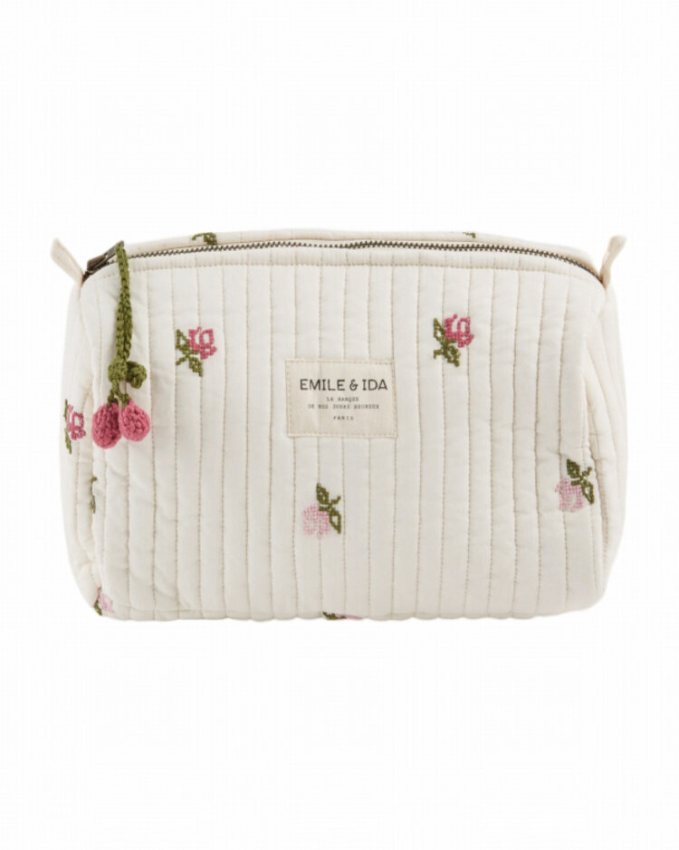 Emile et ida Trousse De Toilette - Roses