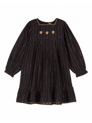 Emile et ida Robe Brodee - Marine Lurex