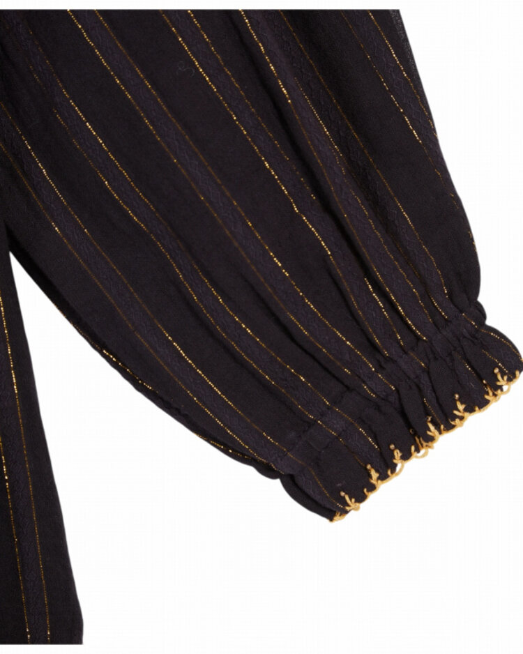 Emile et ida Robe Brodee - Marine Lurex