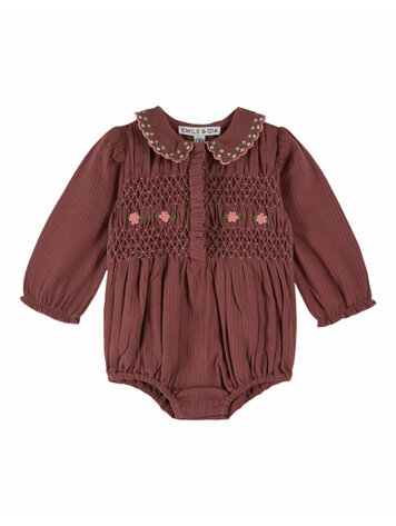 Emile et ida Combibloomer Smocke - Violine