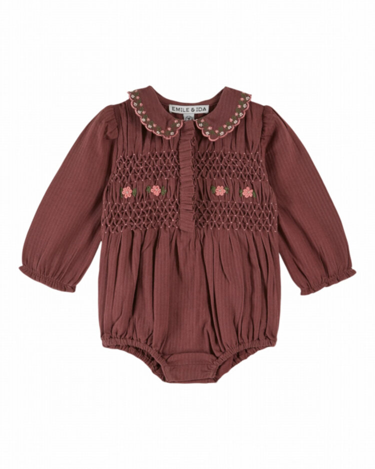 Emile et ida Combibloomer Smocke - Violine