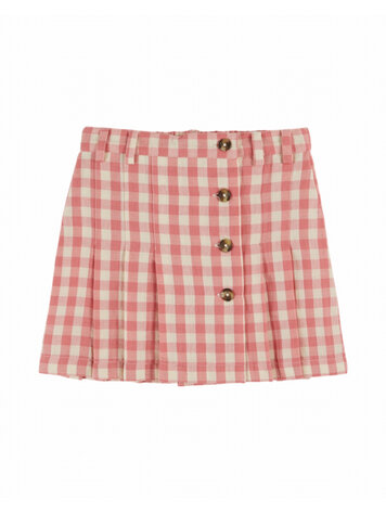 Emile et ida Jupe Vichy Plissee - Gingham