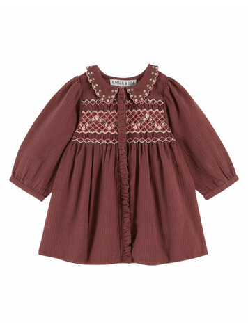 Emile et ida Robe Smockee - Violine