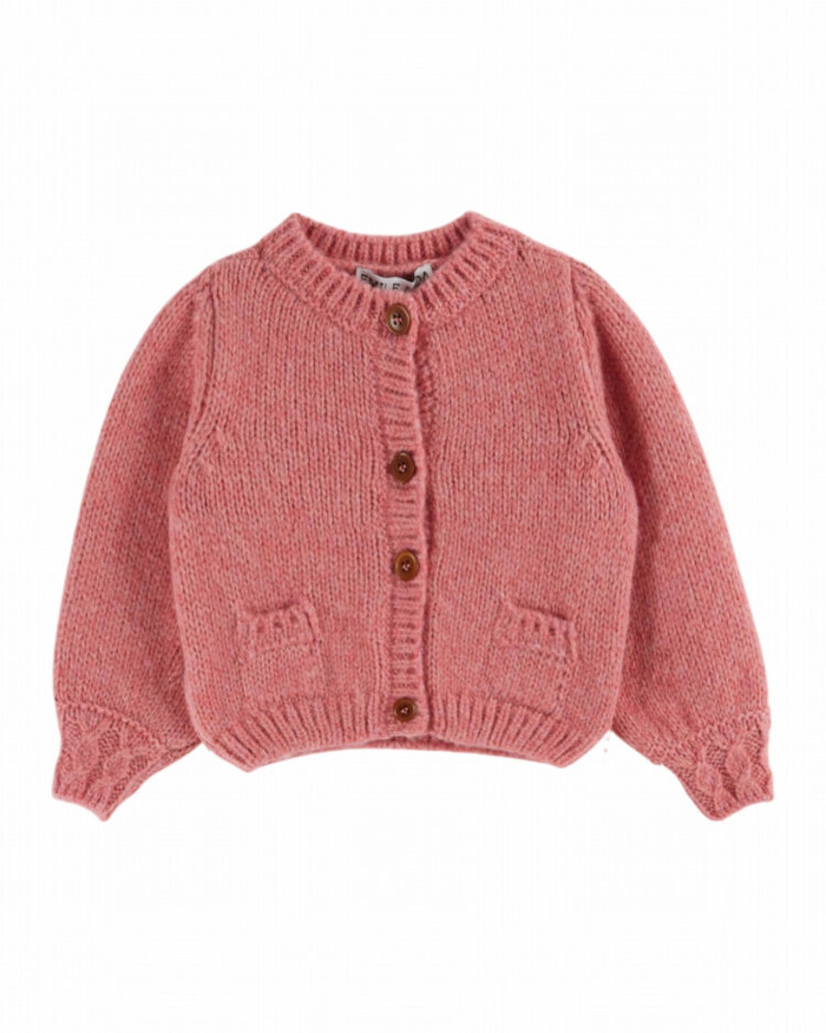 Emile et ida Cardigan Doudou - Rose