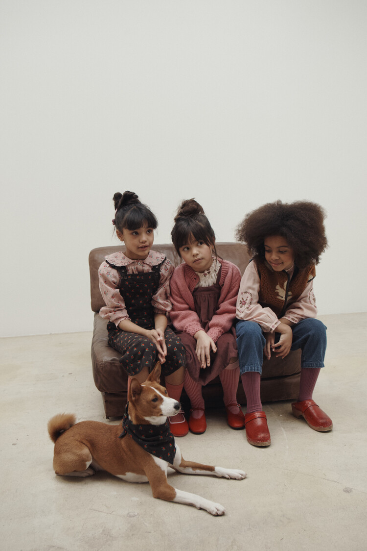 Emile et ida Cardigan Doudou - Rose