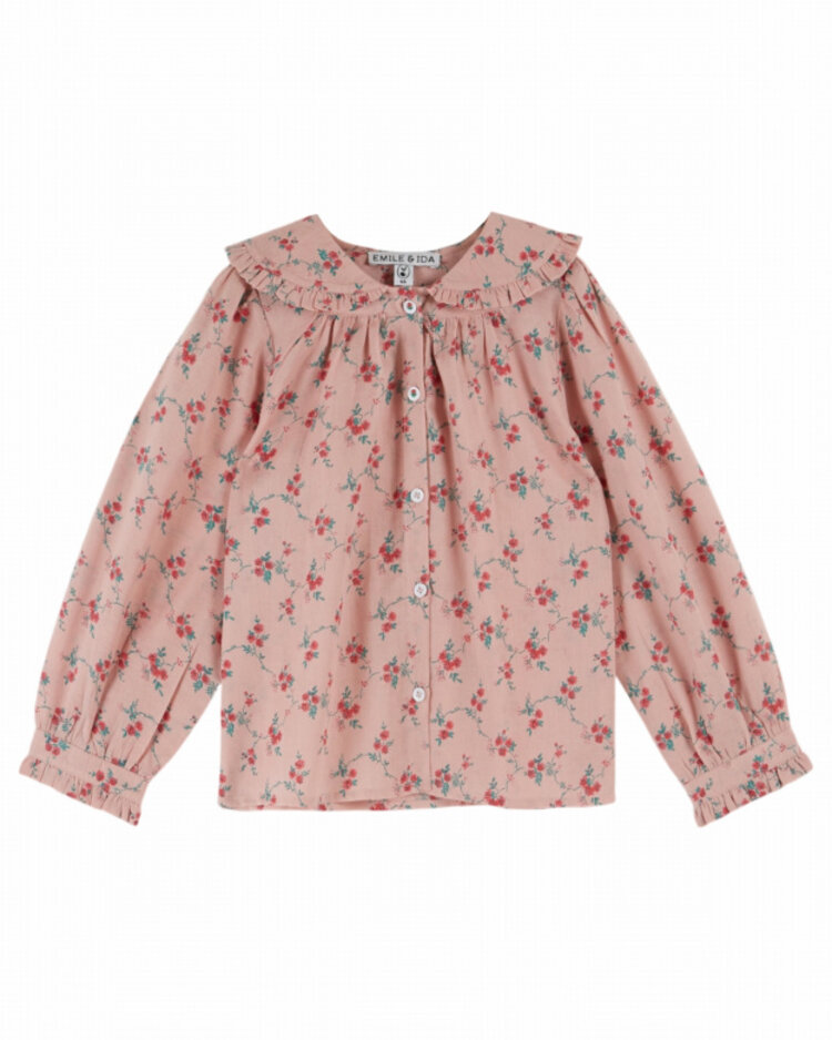 Emile et ida Blouse Aster Col Noeud - Aster
