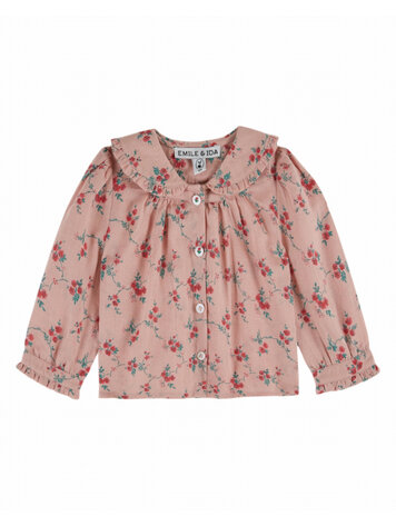 Emile et ida Blouse Aster Col Noeud - Aster