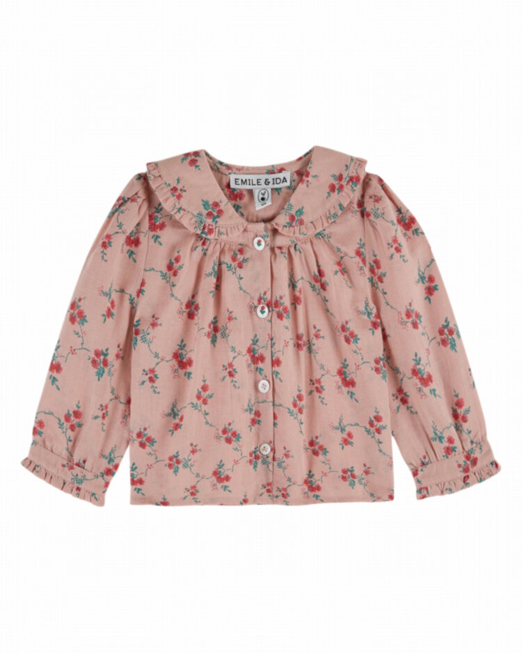 Emile et ida Blouse Aster Col Noeud - Aster