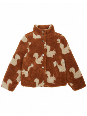 Emile et ida Manteau Fausse Fourrure - Ecureuil