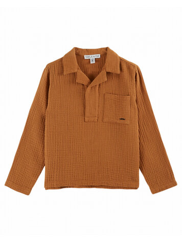 Emile et ida Kurta Gaze De Coton - Pecan