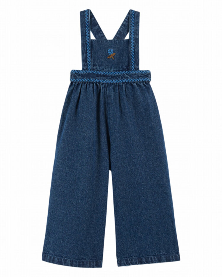 Emile et ida Salopette Brodee - Denim
