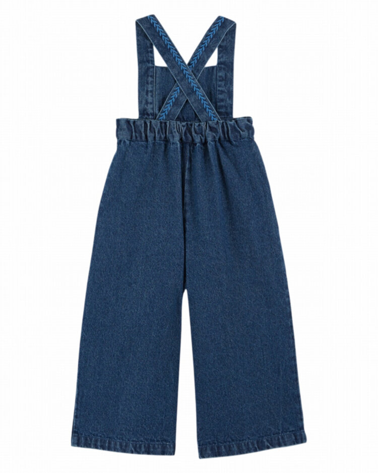 Emile et ida Salopette Brodee - Denim