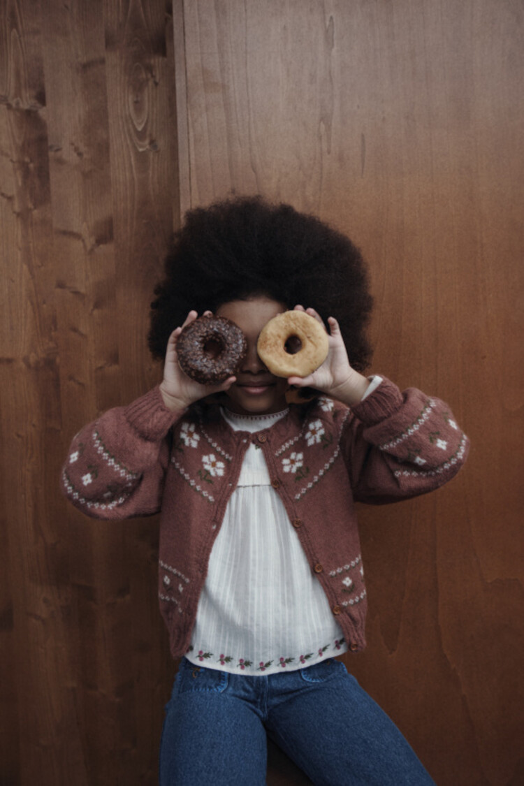 Emile et ida Pantalon Brodee - Denim