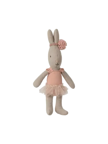 Maileg Rabbit, Micro - Ballet Suit And Skirt Rose