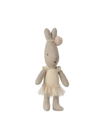 Maileg Rabbit Micro - Ballet Suit and Skirt Cream