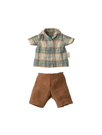 Maileg Shirt And Shorts, Size 2