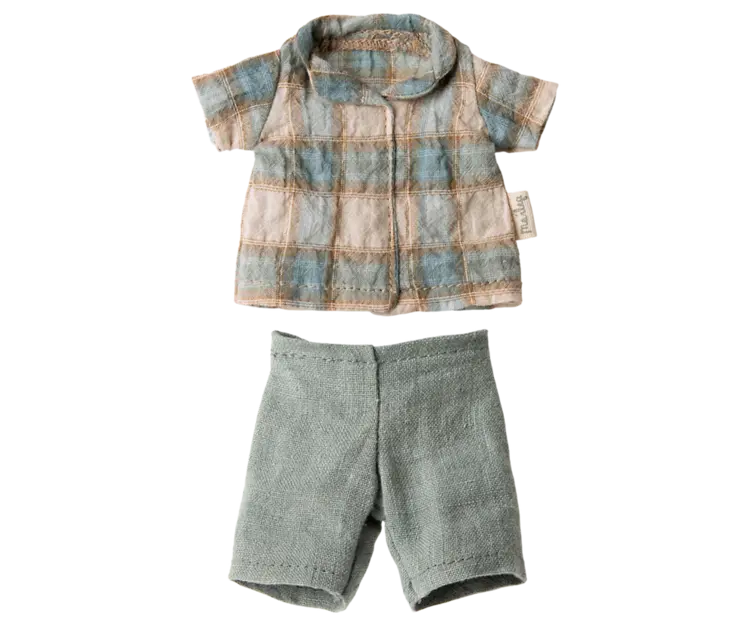 Maileg Rabbit Size 1, Classic- Shirt And Shorts